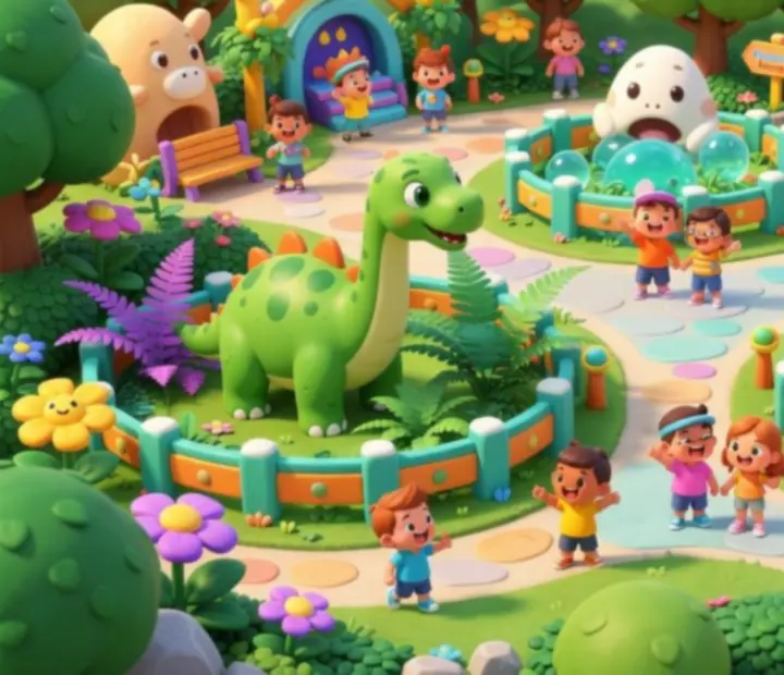 Crazy Dino Park sz buny dinoszauruszpark képernyőképe mobilon