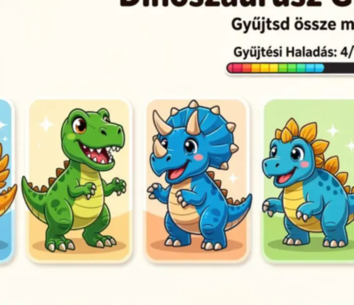 Vidám, színes dinoszauruszkollekció a Crazy Dino Parkban