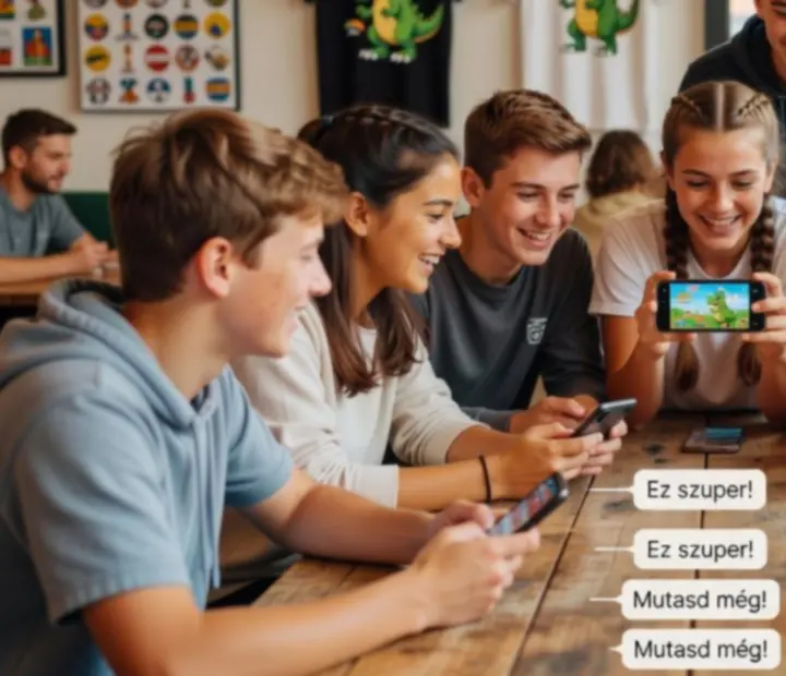 Magyar játékosok barátságos közössége, akik mobiljátékokról beszélgetnek