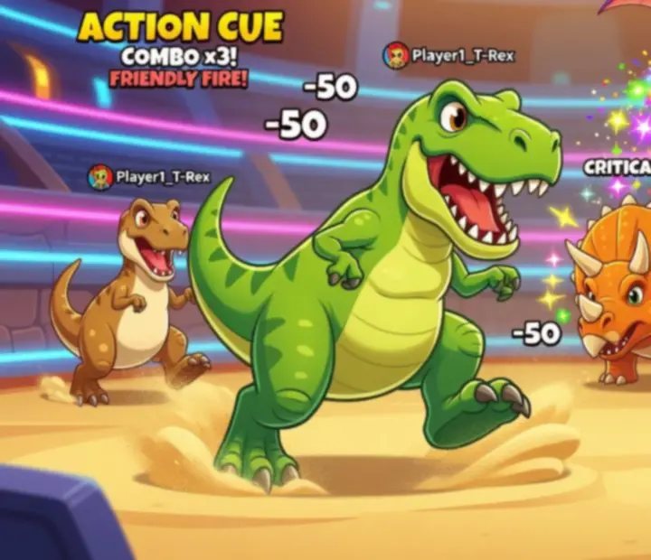 Crazy Battle PvP Arena dinoszaurusz csata a Crazy Dino Parkban